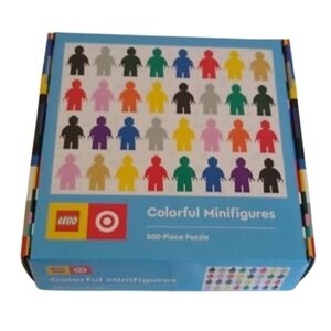 Lego x Target 500 pc. Colorful Minifigures Puzzle